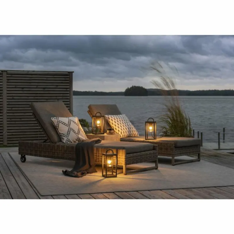 Luminaires Konstsmide Lampadaire d'extérieur Konstsmide Bologna Noir, 1 lumière