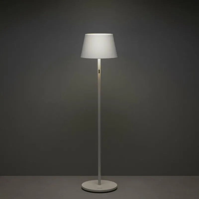 Luminaires Konstsmide Lampadaire d'extérieur Konstsmide Pomezia LED Blanc, 1 lumière, Changeur de couleurs