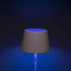 Luminaires Konstsmide Lampadaire d'extérieur Konstsmide Pomezia LED Blanc, 1 lumière, Changeur de couleurs