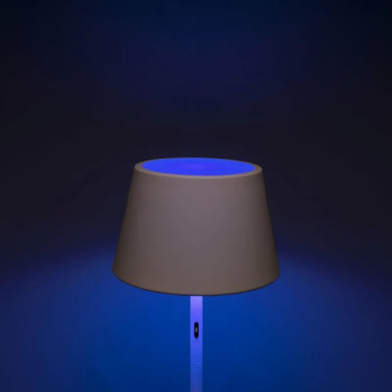 Luminaires Konstsmide Lampadaire d'extérieur Konstsmide Pomezia LED Blanc, 1 lumière, Changeur de couleurs