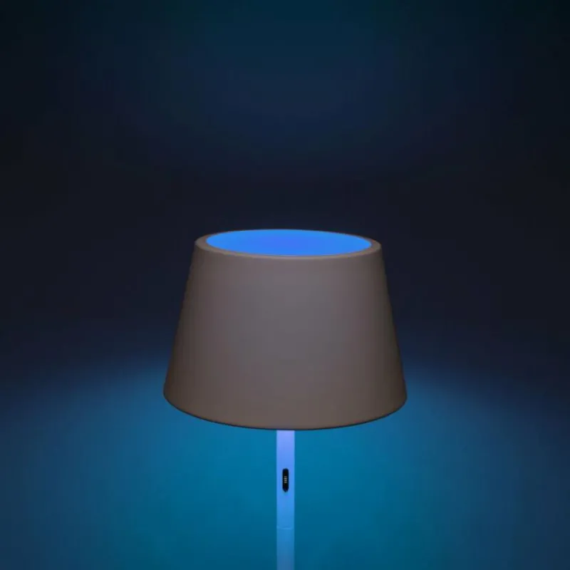 Luminaires Konstsmide Lampadaire d'extérieur Konstsmide Pomezia LED Blanc, 1 lumière, Changeur de couleurs