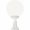 Luminaires LCD Lampadaire d'extérieur LCD Soltau Blanc, 1 lumière