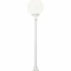 Luminaires LCD Lampadaire d'extérieur LCD Soltau Blanc, 1 lumière