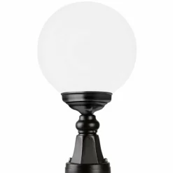 Luminaires LCD Lampadaire d'extérieur LCD Soltau Noir, 1 lumière