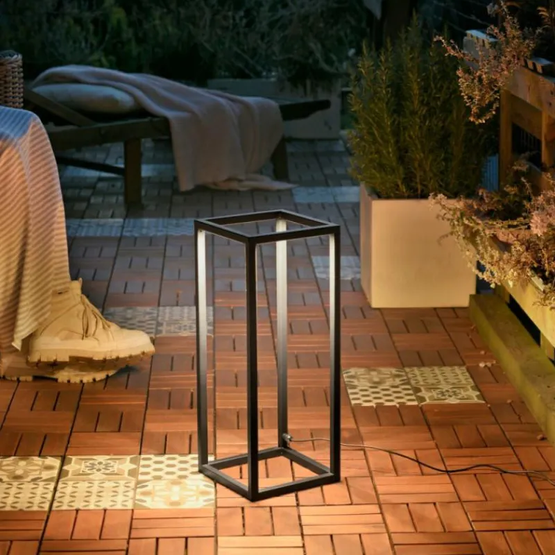 Luminaires Paul Neuhaus Lampadaire d'extérieur Paul-Neuhaus TUNA LED Noir, 4 lumières