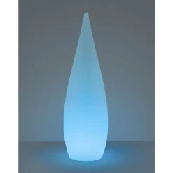 Luminaires Reality Lampadaire d'extérieur Reality Palmas LED Blanc, 1 lumière, Télécommandes, Changeur de couleurs