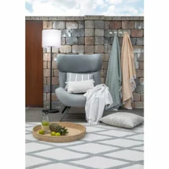 SCHÖNER WOHNEN-Kollektion Lampadaire d'extérieur LED Noir, 1 lumière, Télécommandes, Changeur de couleurs