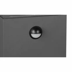 Luminaires Trio Lampadaire d'extérieur Trio GARONNE Anthracite, 1 lumière, Détecteur de mouvement