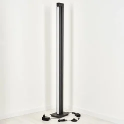 hofstein Lampadaire Dubuisson LED Anthracite, 1 lumière, Télécommandes