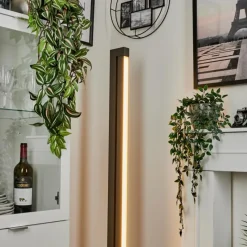 hofstein Lampadaire Dubuisson LED Anthracite, 1 lumière, Télécommandes