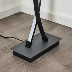 hofstein Lampadaire Eaglesham LED Noir, 1 lumière* Lampadaires Et Lampes Sur Pied