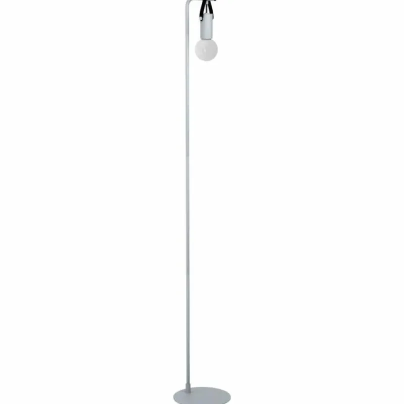Lampes En Tissu-Luminaires Eglo Lampadaire EGLO APRICALE Gris, Noir, 1 lumière