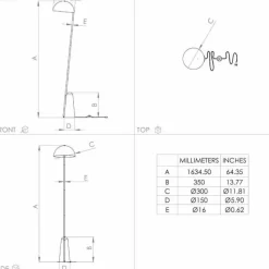 Luminaires Eglo Lampadaire Eglo ARANZOLA Noir, Blanc, 1 lumière* Lampadaires Et Lampes Sur Pied