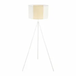 Lampes Vintages & Rétros-Luminaires Eglo Lampadaire Eglo ARNHEM Blanc, 1 lumière