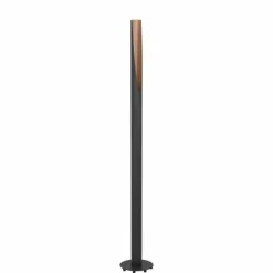 Lampes En Bois-Luminaires Eglo Lampadaire Eglo BARBOTTO LED Brun, Noir, 1 lumière
