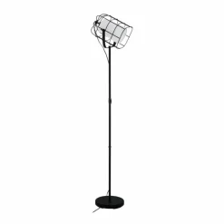 Lampes En Tissu-Luminaires Eglo Lampadaire Eglo BITTAMS Noir, 1 lumière