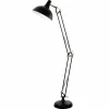 Lampes Industrielles-Luminaires Eglo Lampadaire Eglo BORGILLIO Noir, 1 lumière