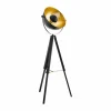 Lampes Dorées-Luminaires Eglo Lampadaire Eglo COVALEDA Or, Laiton, Noir, 1 lumière