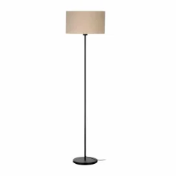 Lampes En Tissu-Luminaires Eglo Lampadaire Eglo FENIGLIA Noir, 1 lumière