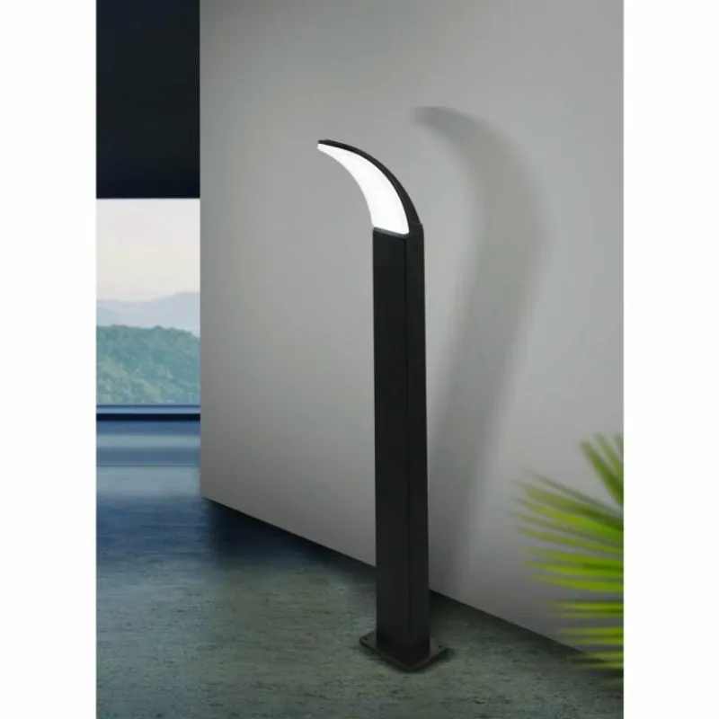 Luminaires Eglo Lampadaire EGLO FIUMICINO LED Noir, 1 lumière