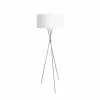 Lampes En Tissu-Luminaires Eglo Lampadaire Eglo FONDACHELLI Nickel mat, 1 lumière