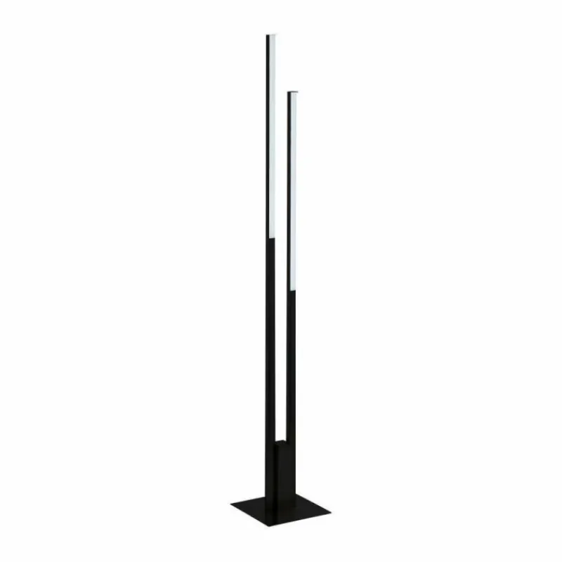 Luminaires Eglo Lampadaire Eglo FRAIOLI-Z LED Noir, 2 lumières, Changeur de couleurs