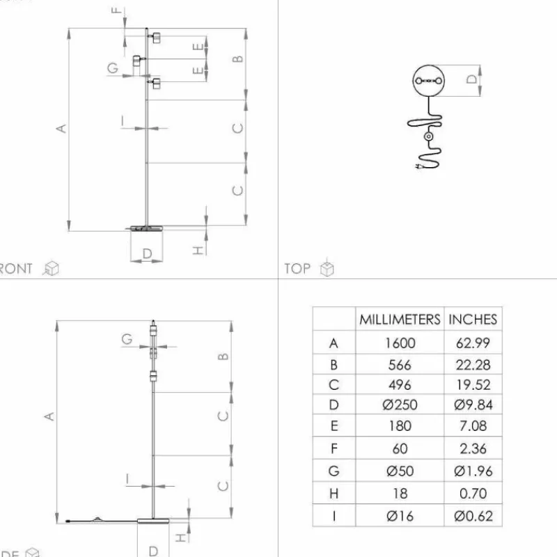 Luminaires Eglo Lampadaire Eglo LURONE Laiton, Noir, 3 lumières* Lampadaires Et Lampes Sur Pied