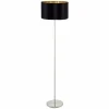 Lampes En Tissu-Luminaires Eglo Lampadaire Eglo MASERLO Nickel mat, 1 lumière