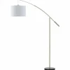 Lampes En Tissu-Luminaires Eglo Lampadaire Eglo NADINA Nickel mat, 1 lumière