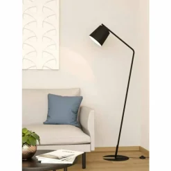 Luminaires Eglo Lampadaire Eglo ONEDA Noir, Blanc, 1 lumière* Lampadaires Et Lampes Sur Pied