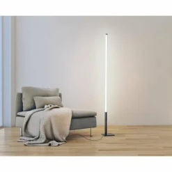 Luminaires Eglo Lampadaire Eglo PICACHA LED Noir, 1 lumière, Télécommandes* Éclairage Led