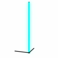 Luminaires Eglo Lampadaire Eglo RGBIC LED Noir, 1 lumière, Télécommandes, Changeur de couleurs* Éclairage Led