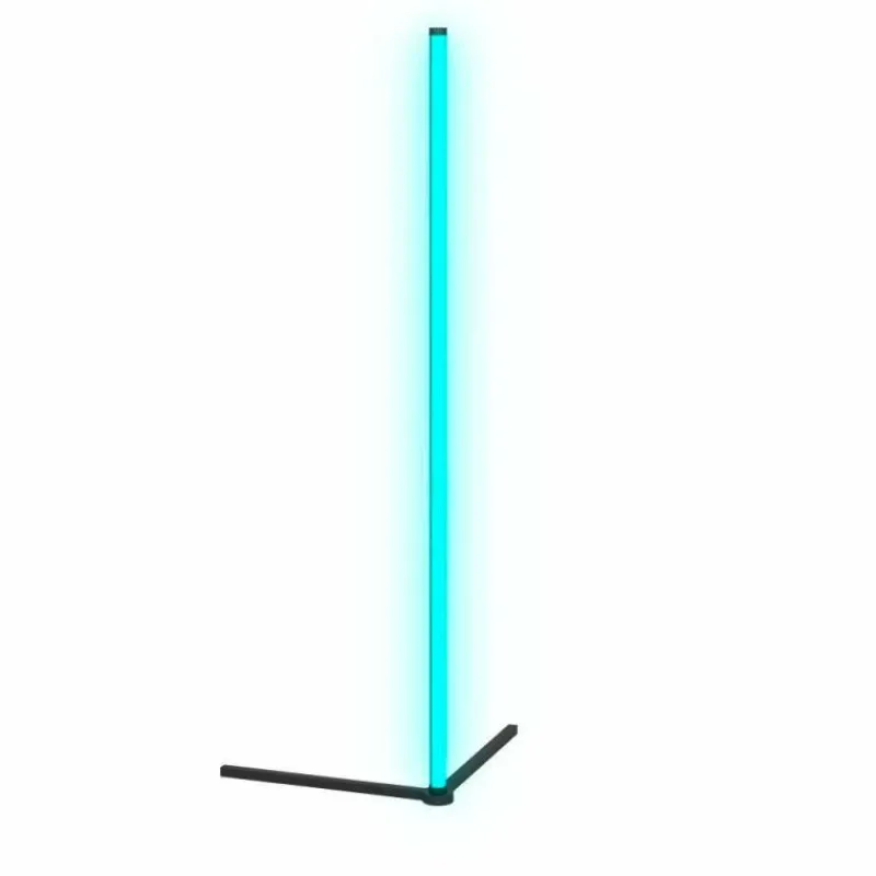 Luminaires Eglo Lampadaire Eglo RGBIC LED Noir, 1 lumière, Télécommandes, Changeur de couleurs* Éclairage Led