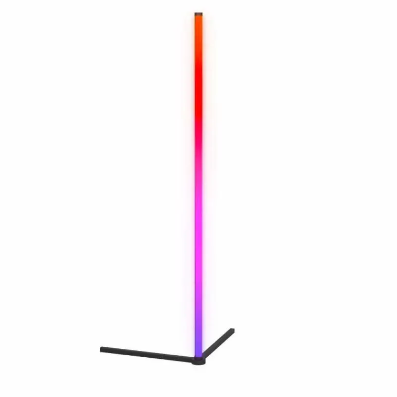 Luminaires Eglo Lampadaire Eglo RGBIC LED Noir, 1 lumière, Télécommandes, Changeur de couleurs* Éclairage Led