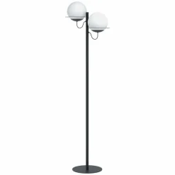 Luminaires Eglo Lampadaire EGLO SABALETE Noir, 2 lumières