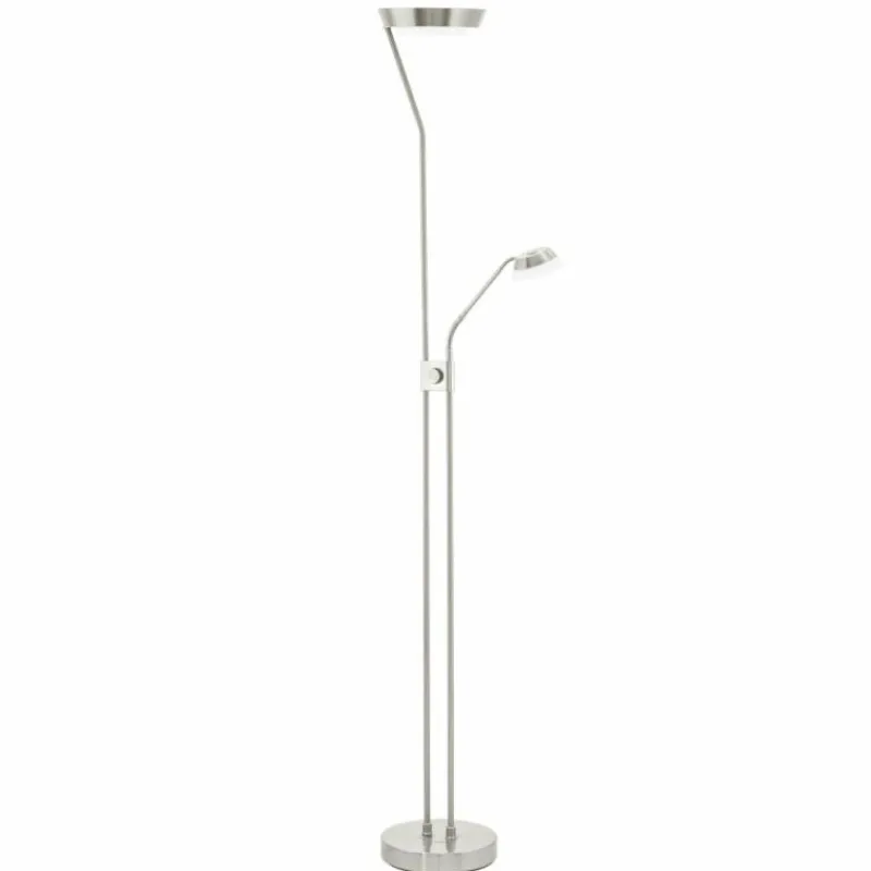 Luminaires Eglo Lampadaire Eglo SARRIONE LED Nickel mat, 3 lumières* Lampadaires Et Lampes Sur Pied