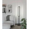 Luminaires Eglo Lampadaire Eglo SIBERIA LED Noir, 1 lumière, Télécommandes* Éclairage Led