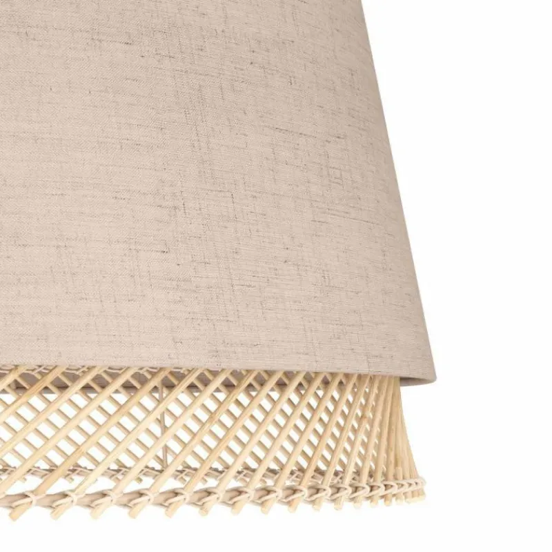Style Boho-Chic-Luminaires Eglo Lampadaire Eglo TABLEY Noir, 1 lumière