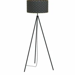 Lampes En Tissu-Luminaires Eglo Lampadaire Eglo-Leuchten MARASALES Noir, 1 lumière