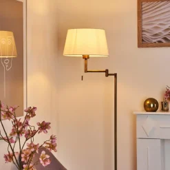 Lampes En Tissu-hofstein Lampadaire Eleshult Bronze, 1 lumière