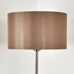 Lampes En Tissu-hofstein Lampadaire Elsa Nickel mat, 1 lumière