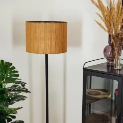 Style Boho-Chic-hofstein Lampadaire Exchange Noir, 1 lumière