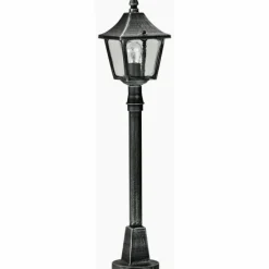 Luminaires Rustiques-Luminaires Albert Leuchten Lampadaire extérieur Albert 4128 Noir, Argenté, 1 lumière