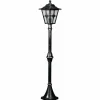 Luminaires Rustiques-Luminaires Albert Leuchten Lampadaire extérieur Albert 4136 Noir, Argenté, 1 lumière