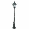 Luminaires Rustiques-Luminaires Albert Leuchten Lampadaire extérieur Albert 4137 Noir, Argenté, 1 lumière