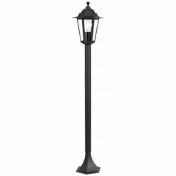 Luminaires Rustiques-Luminaires Eglo Lampadaire extérieur Eglo LATERNA 4 Noir, 1 lumière