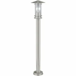 Luminaires Eglo Lampadaire extérieur Eglo LISIO Acier inoxydable, 1 lumière