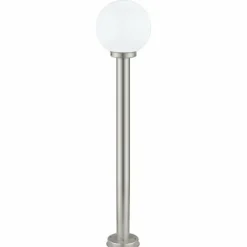 Luminaires Eglo Lampadaire extérieur Eglo NISIA Acier inoxydable, 1 lumière