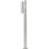 Luminaires Eglo Lampadaire extérieur Eglo RIGA-LED Acier inoxydable, 2 lumières