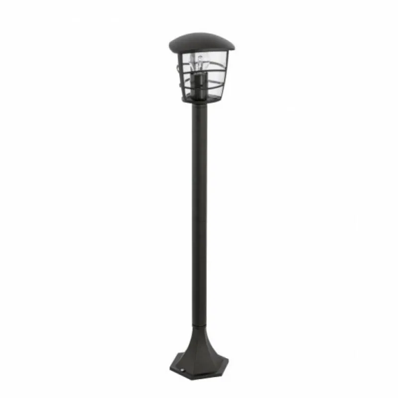 Lampes Vintages & Rétros-Luminaires Eglo Lampadaire extérieur Eglo ALORIA Noir, 1 lumière